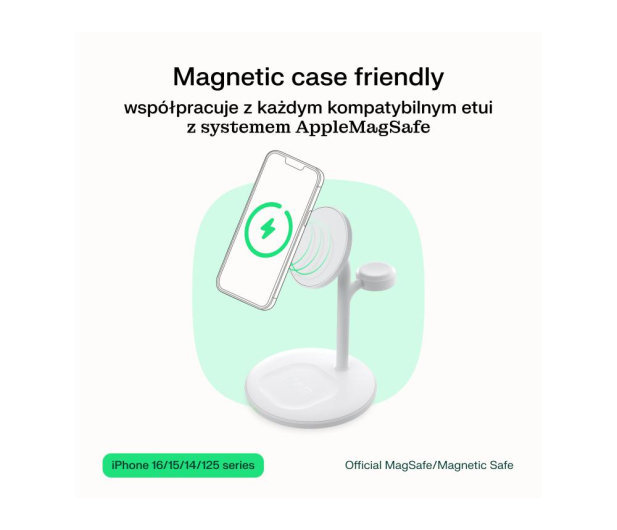 Green Cell MagScape Ładowarka Indukcyjna 3w1 MagSafe Czarny - 1299750 - zdjęcie 14